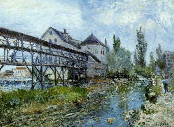 阿爾弗萊德 西斯萊 Provencher's Mill at Moret